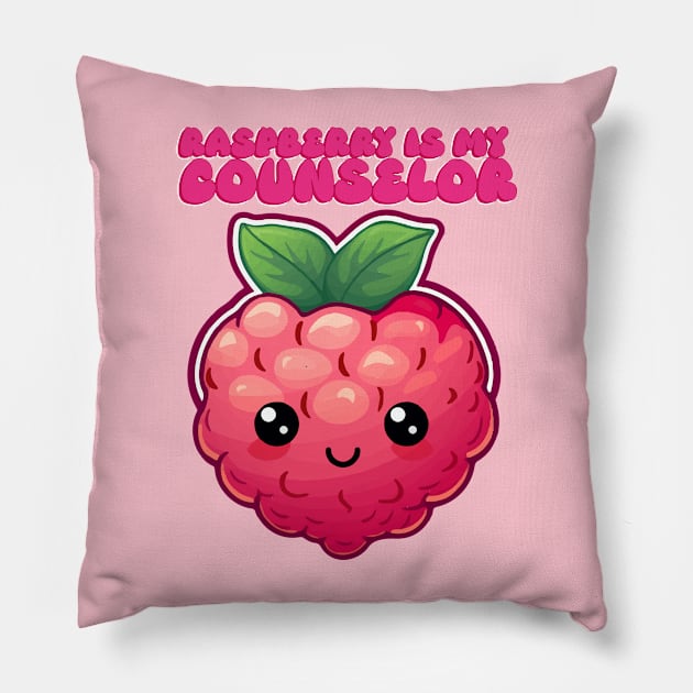 Raspberry Overload Pillow by Pawsitivity Park