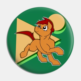 Chess the Mustang Pin