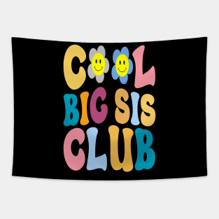 Cool Big Sis Club Funny Big Sister Tapestry