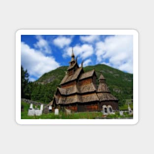 Norway. Borgund stave church. Magnet