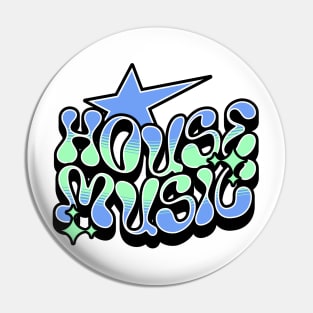 HOUSE MUSIC - Y2K Steez (blue/mint) Pin