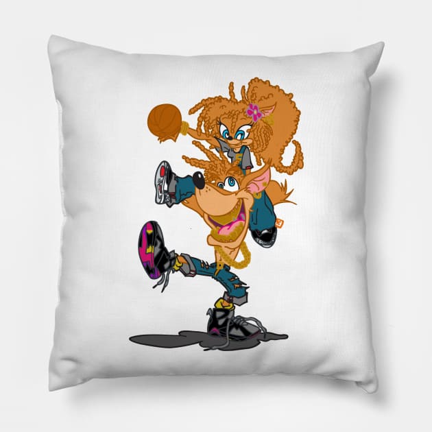 CrashBourdaux Pillow by Amzco1987