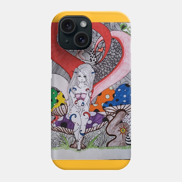 Ellie in Shrooms World Phone Case by Midjoyfaith05