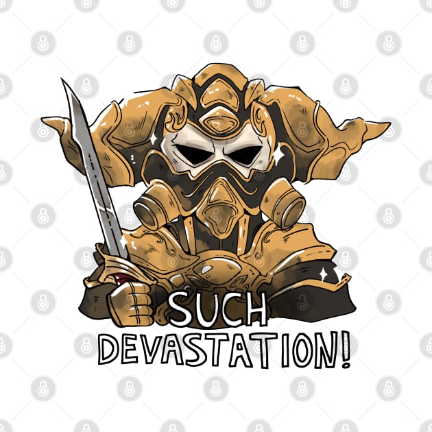 Such Devastation! by rbillustration