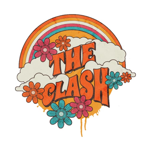 Retro Rainbow - The Clash by sansxart