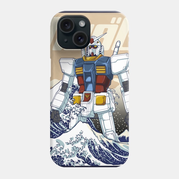 Gundam Kanagawa Phone Case by WahyudiArtwork