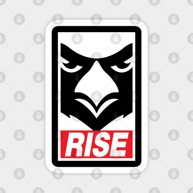 Rise obey Cardinals Magnet by LunaGFXD