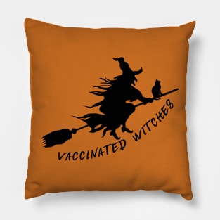 Vaccinated Witches Pillow