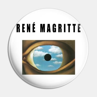 rene magritte - a false mirror Pin