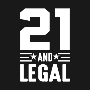 21 and legal 2002 21st birthday T-Shirt