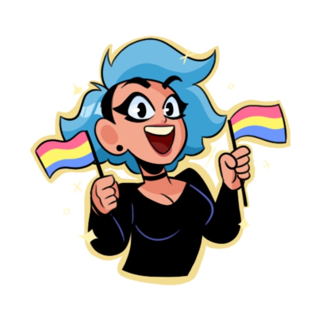 PeachFuzz Pansexual Pride by PeachFuzz Comics Store