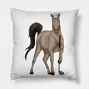 Horse Golf Golf club Pillow