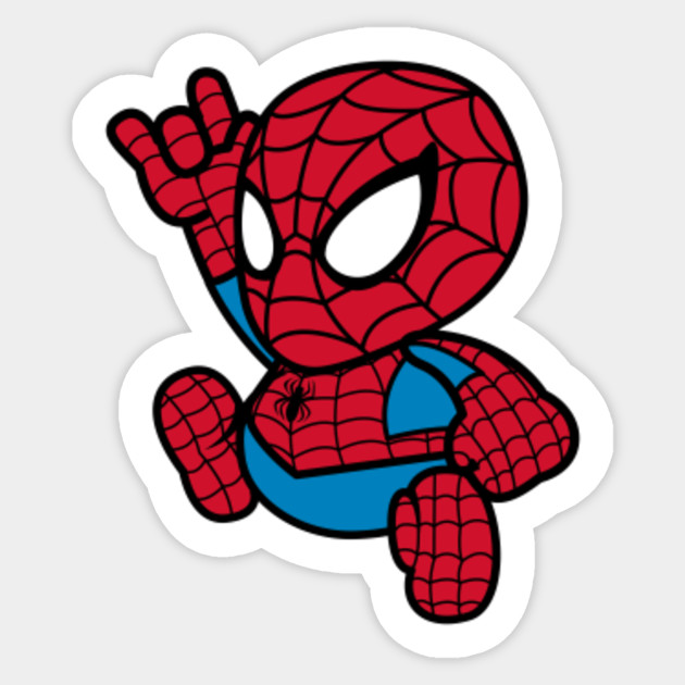 cute spidey spider man sticker teepublic