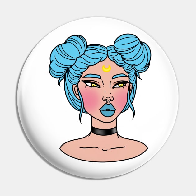 Girl Pin by Evgenia