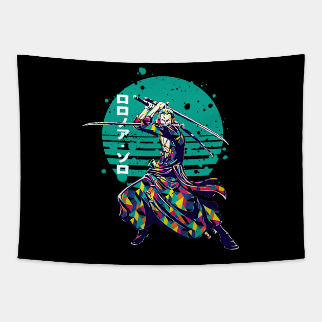 Roronoa Zoro Zoro One Piece Tapestry Teepublic