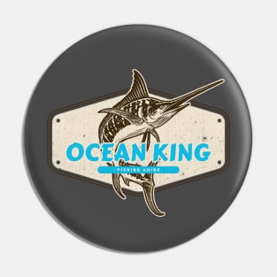 Swordfish Fisherman Fishing Guide Pin