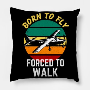 Pilot Plane Aviation Funny Saying Flying Piloting Pillow