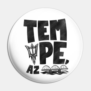 Tempe Vintage Type Pin