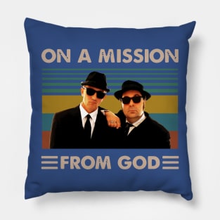 We're On A Mission From God 2 Pillow