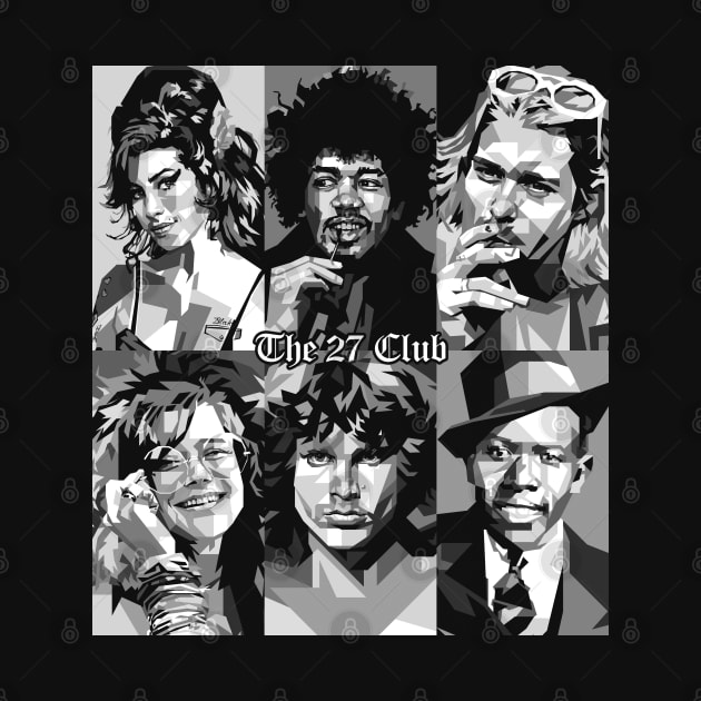 the 27 club (Grayscale) by RJWLTG