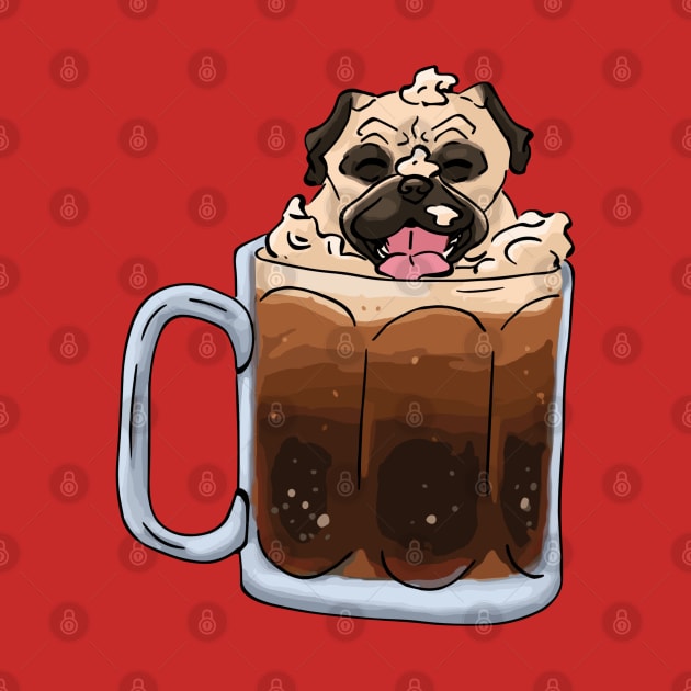 Root Pug Float by kiyomisdadaaaa