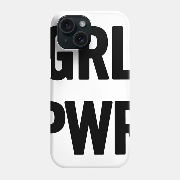 GRL PWR Phone Case by sergiovarela