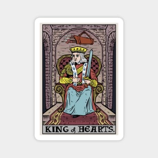 King of Hearts Tarot Card Valentines Day Magnet
