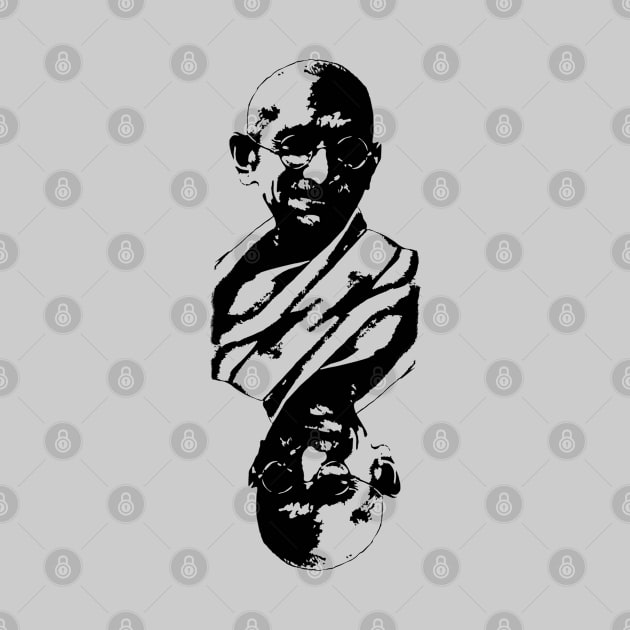 Mahatma Gandhi by Jotted Designs