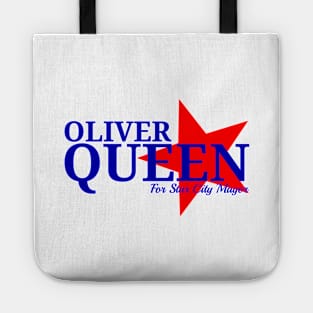 Oliver Queen For Star City Mayor - Patriotic Colors Design Tote