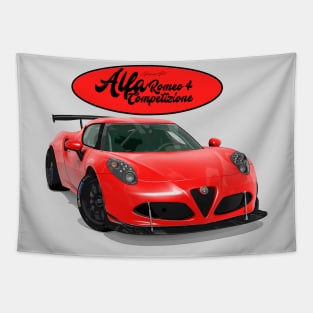 Alfa Romeo 4C Rosso Tapestry