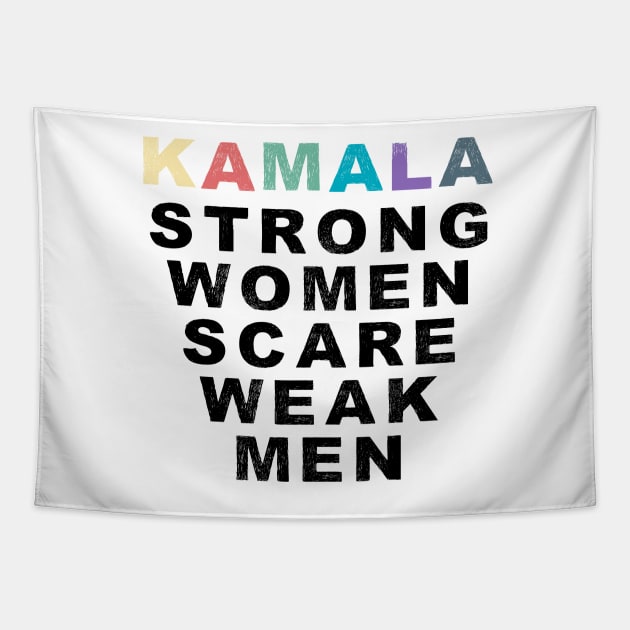 Kamala Strong American Women Leader The Future is Female Girl Power Tapestry by gillys