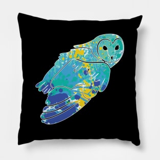 Great owl owl bird t-shirt Pillow