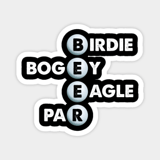 Birdie Bogey Eagle Par Beer Funny Golf Golfing Golfer Gift Magnet