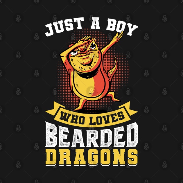 Just a Boy who loves Bearded Dragons by Peco-Designs