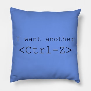 Ctrl-Z Pillow