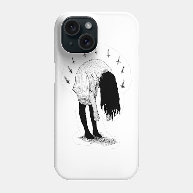 Inktober 2019 - Tread Phone Case by dmac