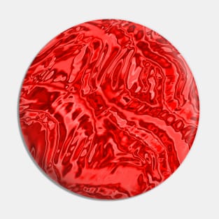 Bright Red Psychedelic Pin