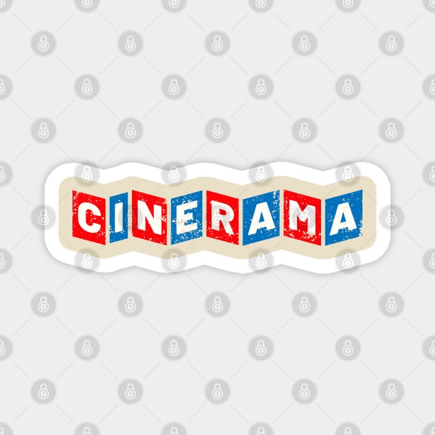 Cinerama Magnet by Geekeria Deluxe