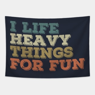 Life Is Short Lift Heavy Things Tapestry