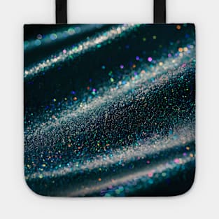 Blue glittery pattern Tote