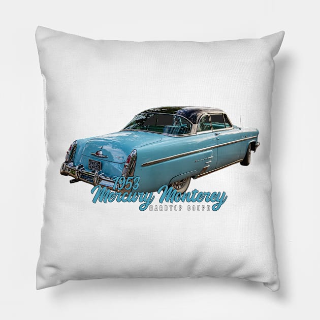 1953 Mercury Monterey Hardtop Coupe Pillow by Gestalt Imagery