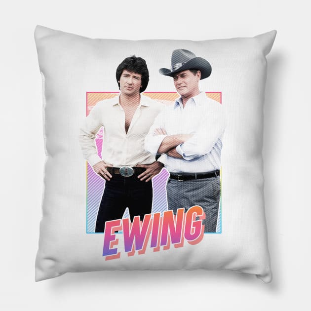 Ewing Brothers - Dallas Pillow by PiedPiper