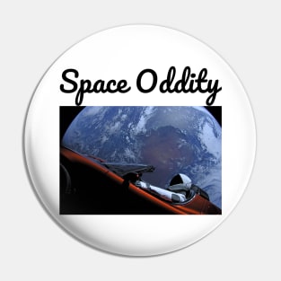 Starman Tesla Roadster SpaceX Tee | Space Oddity Pin