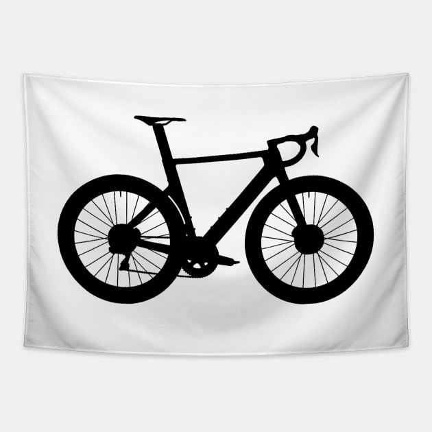 Canyon Aeroad Road Bike Silhouette Tapestry by gktb