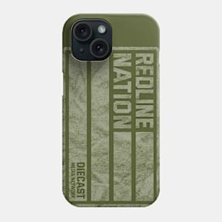 Redline Nation - Staff Car U.S. Army (Worn White on Army Green) Phone Case