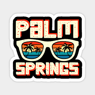 Palm Springs T Shirt For Women Men Magnet