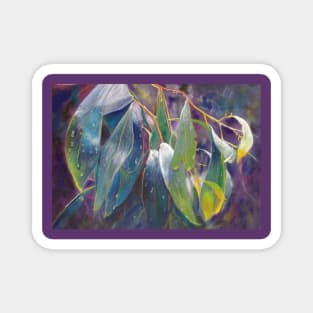 The Gentle Rain Throw Pillow Magnet