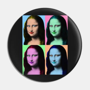 Pop Art Mona Lisa Pin