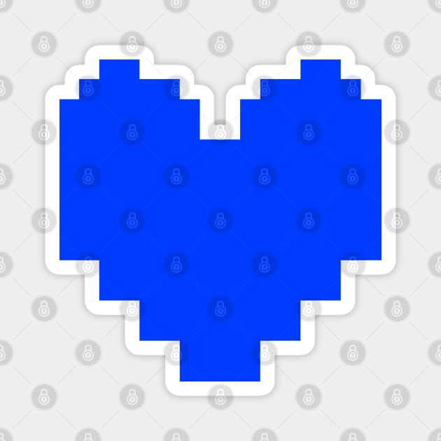 Undertale Blue Heart Pocket Magnet by WiccanNerd