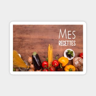 Mes recettes carnet Magnet